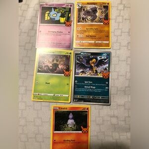 5 trick or trade pokemon cards
